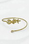 Heliophilia Silver Pulsera de Latón con Zirconio Dorada